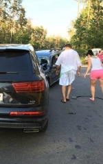 В авто фотокореспондента Макса Левіна в'їхав п'яний чиновник "Укрзалізниці" (фото)