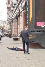 У центрі Києва стрілянина, є жертви (фото)