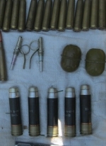 На Черкащині поліцейські виявили схованку боєприпасів (фото)