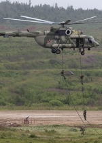 РФ відпрацьовує в окупованому Криму висадку десанту з вертольотів
