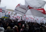 Декілька тисяч людей вийшли на мітинг опозиції у Вінниці