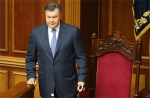 Янукович на 7 хвилин завітав у Раду (+фото, відео)