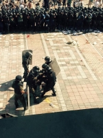 Аваков заявляє, що провокатора, який кинув гранату у силовиків під Радою затримано