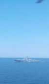 Українські моряки відігнали російський корабель, який шпигував у Чорному морі (фото)