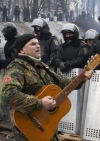 На барикадах Києва, у даний момент зберігається досить спокійна обстановка