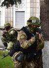 Нацполіція в Донецькій області провела масштабні навчання (фото, відео)