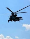 На Донбасі вертолітники тренувалися знищувати наземні цілі (відео)