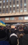 Внаслідок штурму Запорізької ОДА постраждали люди (+ ФОТО)