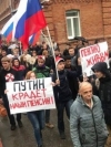 "Пенсійні" протести в Росії: у 33 містах уже понад 800 затриманих