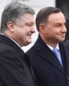 Порошенко зустрівся з Дудою на прийомі у Трампа