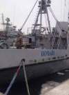 Російські снайпери обстріляли водолазне судно ВМС ЗС України "Почаїв" (фото)