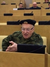 Жириновський у камуфляжі в Держдумі розповів, що США організували Майдан і заворушення на Сході України (фото, відео)