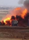 У мережі виклали відео обстрілу гумконвою у Сирії (відео)