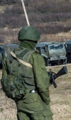 У Саках російські бойовики захопили аеродром та встановлюють кулемети