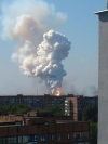 У Донецьку через вибухи на Казенному заводі можливе підвищення радіаційного фону